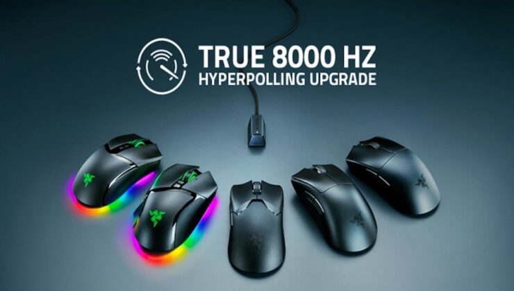 Razer, Beş Oyun Faresini 8000 Hz Yoklama Oranı Dayanağı İle Güncelledi