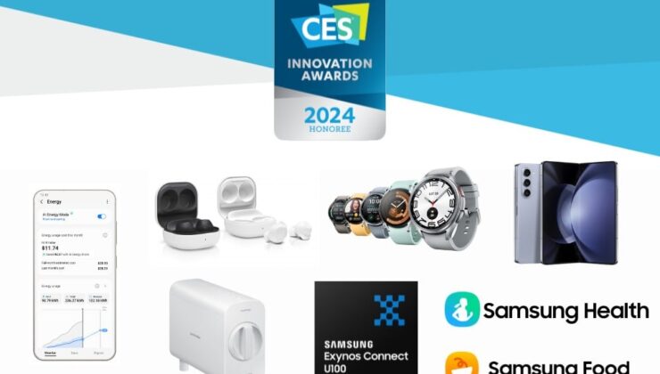 Samsung, CES 2024 İnovasyon Ödüllerinde Birden Fazla Ödül Kazandı