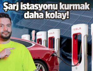 Şarj istasyonu kurmak daha kolay!