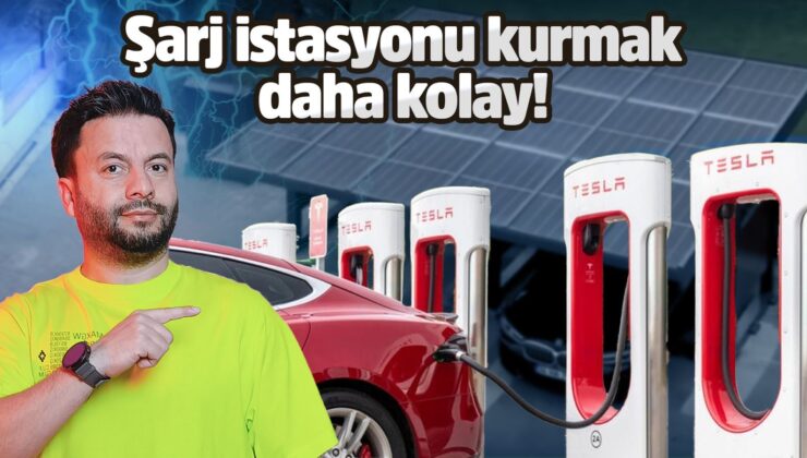 Şarj istasyonu kurmak daha kolay!