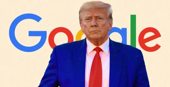 Trump Google’a Kesilen 1 Milyar Dolarlık Ceza için Harekete Geçti
